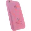 iPhone 3G / 3GS Silicone TPU Gel Case - Pink Butterfly